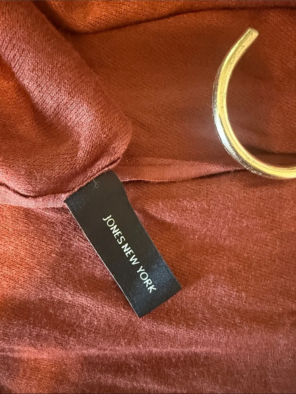 Jones New York Men's Rust Brown Scarf